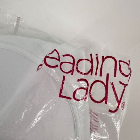 NWOT Leading Lady Brigette Seamless Underwire T-shirt Bra 1259 Size 42C white - Picture 3 of 6